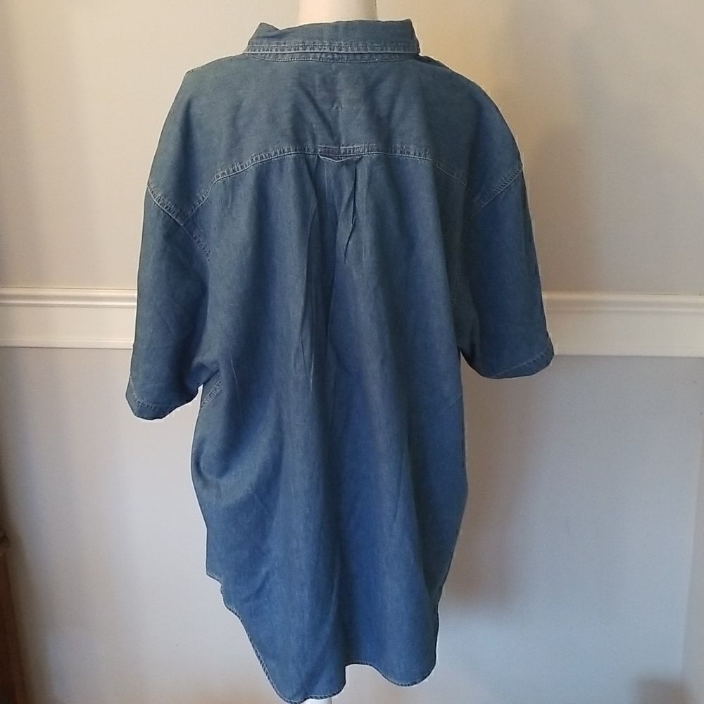 Men's size 2X denim button up - Picture 4 of 7